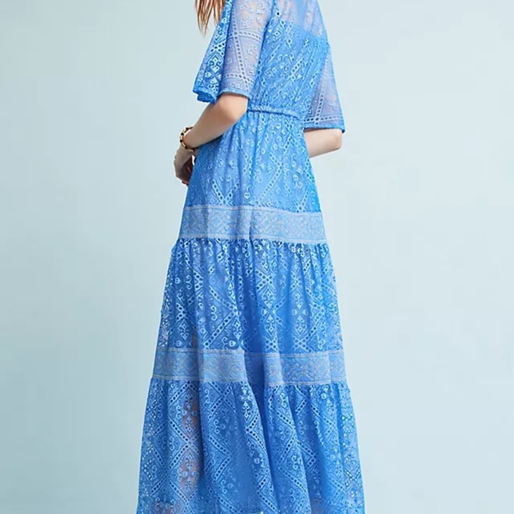 RARE Anthropologie Camira Maxi Dress by Queen & Pawn XS - Picture 5 of 6